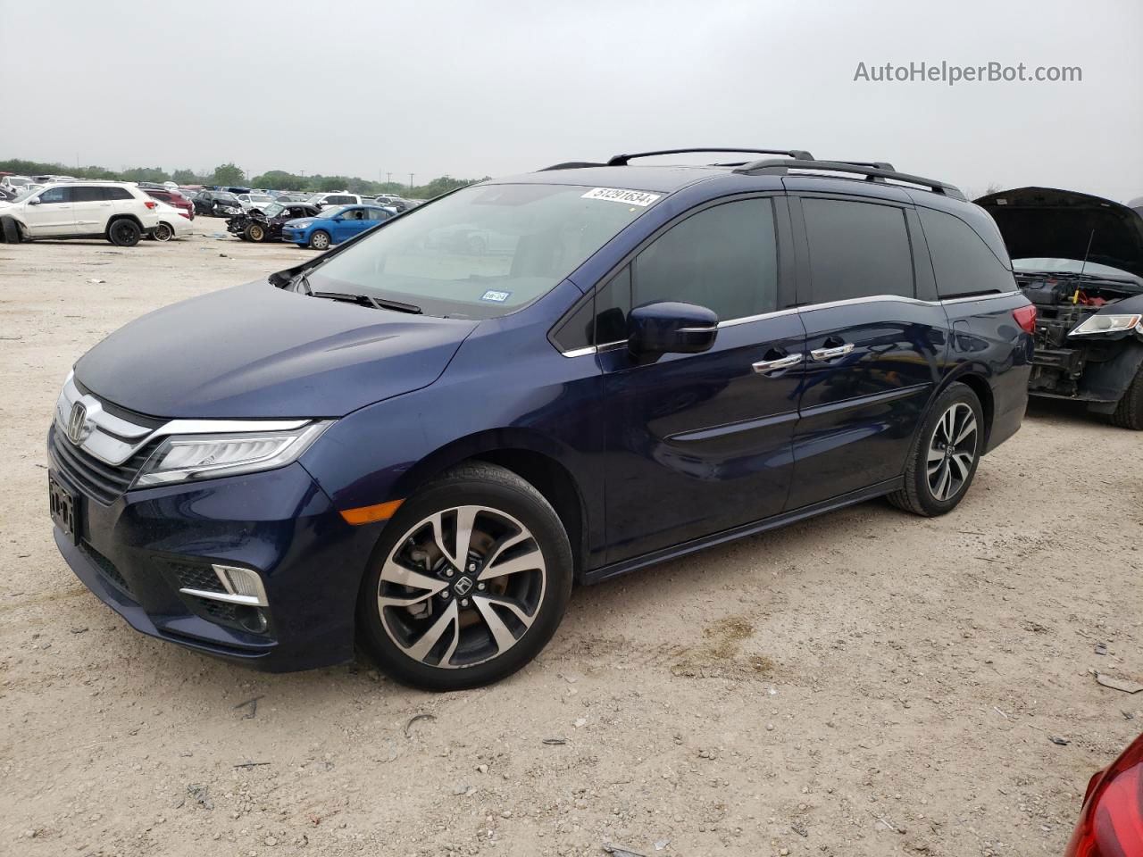 2020 Honda Odyssey Elite Blue vin: 5FNRL6H96LB067650