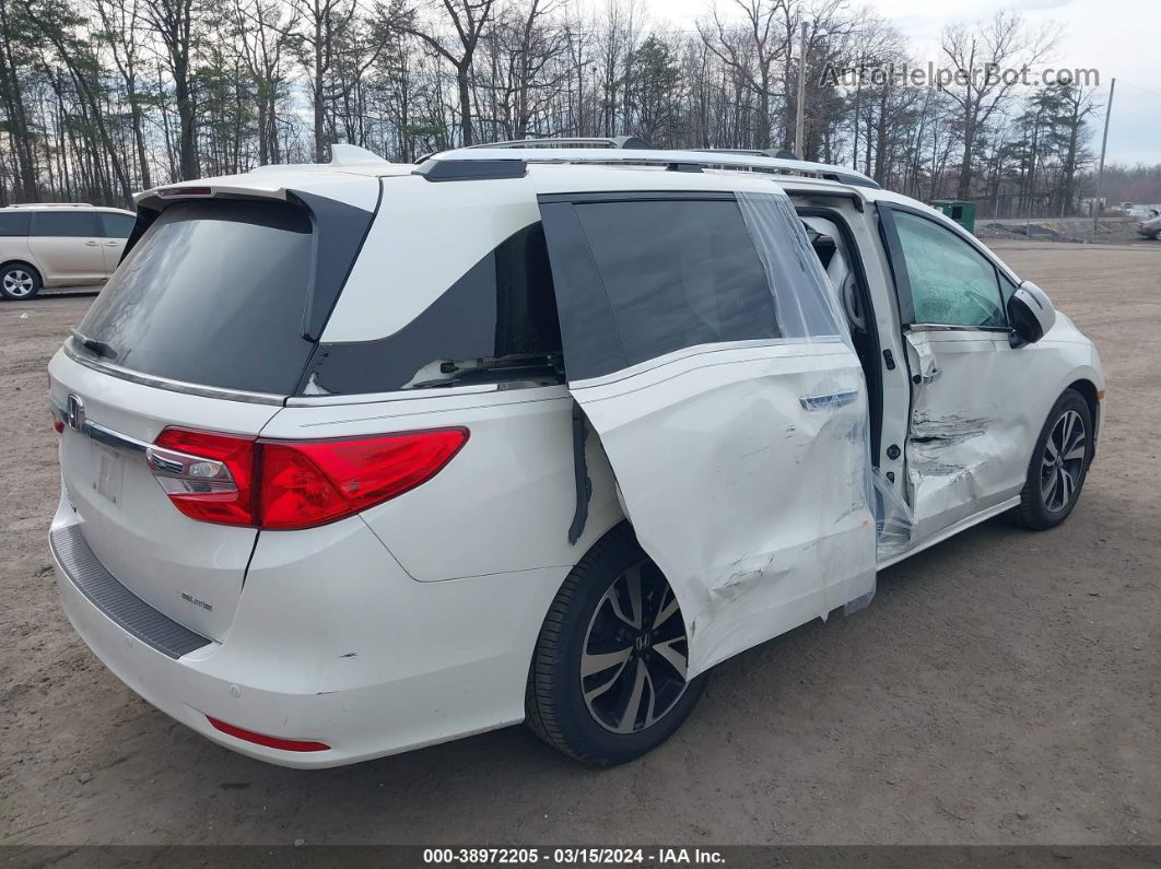 2019 Honda Odyssey Elite Белый vin: 5FNRL6H97KB040293