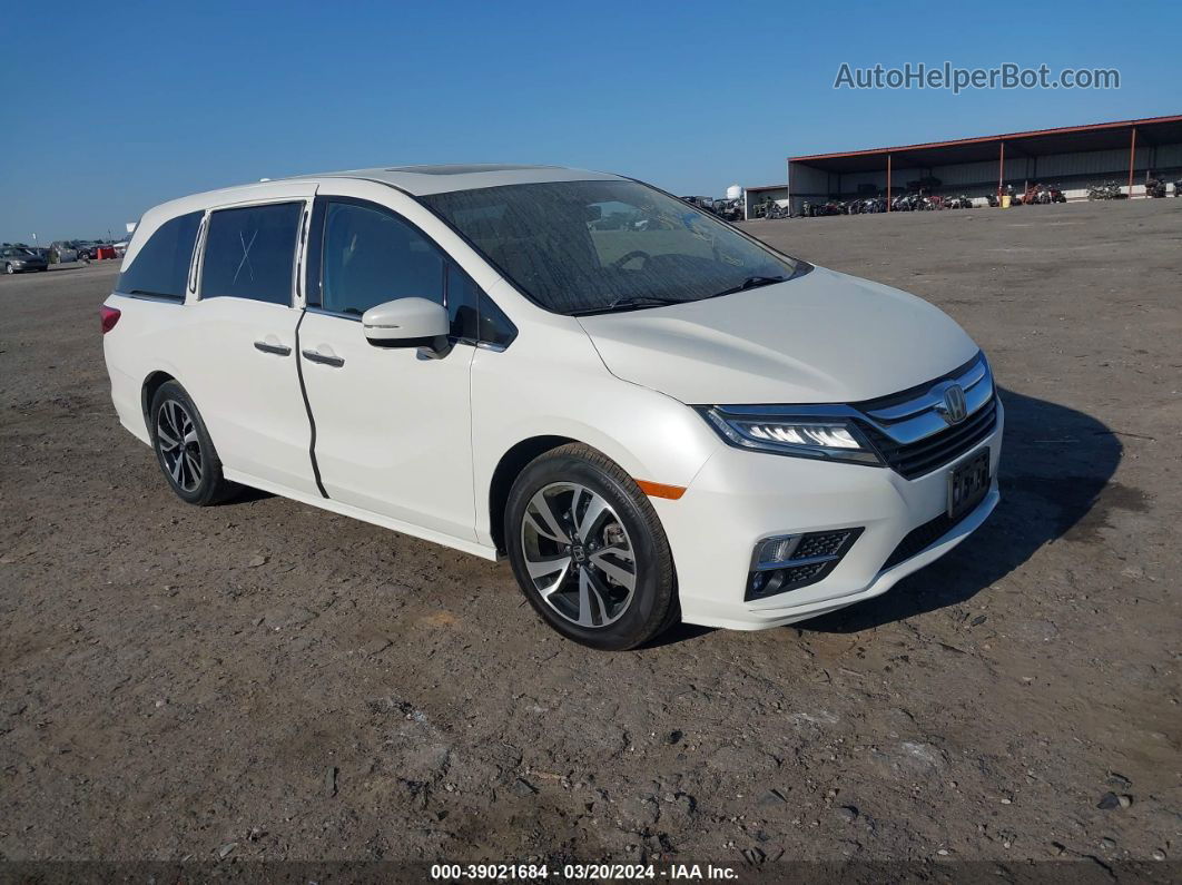 2019 Honda Odyssey Elite White vin: 5FNRL6H97KB061791