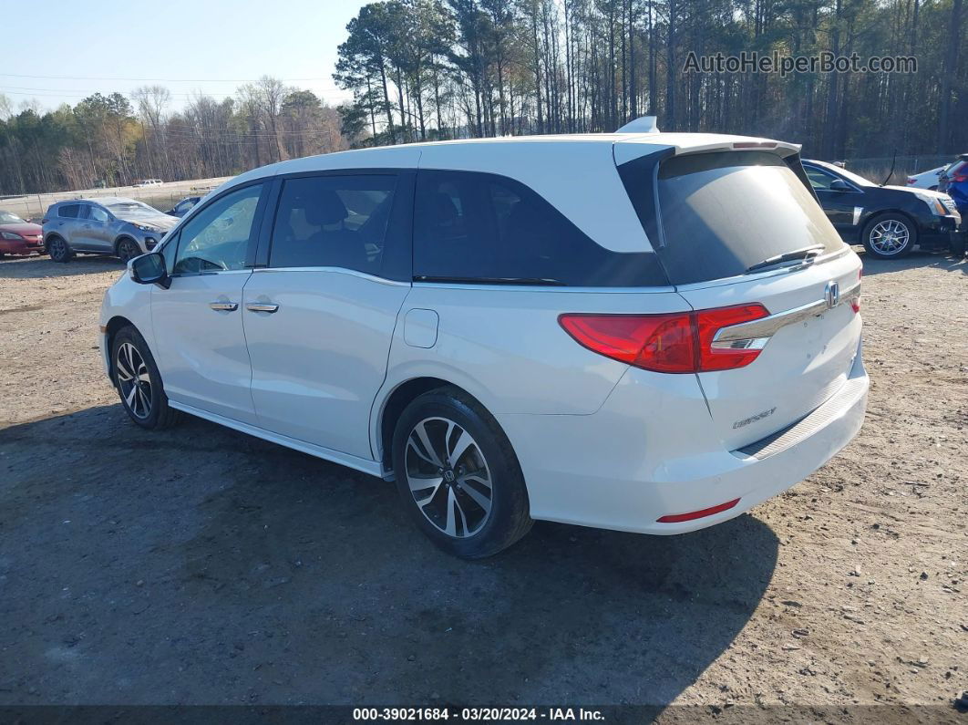 2019 Honda Odyssey Elite White vin: 5FNRL6H97KB061791