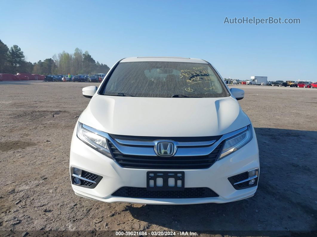 2019 Honda Odyssey Elite White vin: 5FNRL6H97KB061791