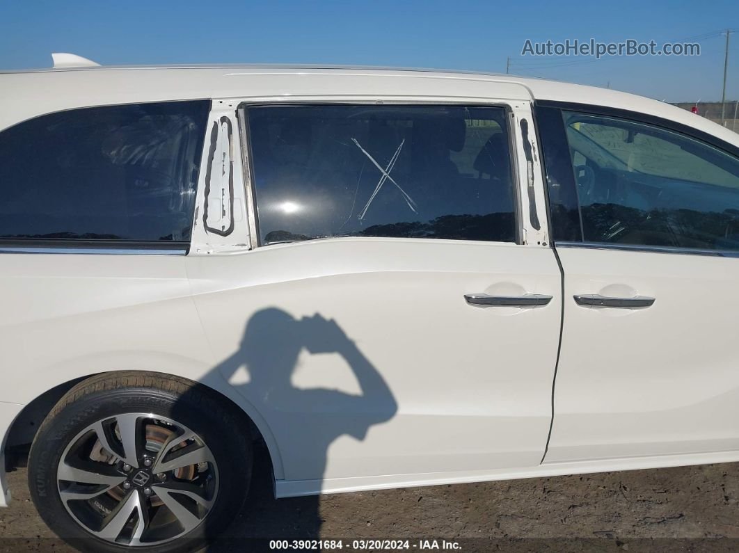 2019 Honda Odyssey Elite White vin: 5FNRL6H97KB061791