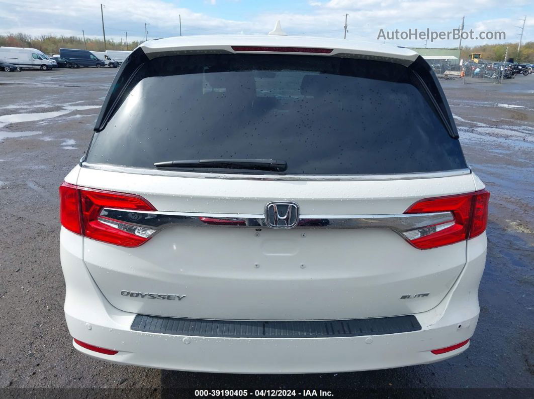 2019 Honda Odyssey Elite White vin: 5FNRL6H97KB061791