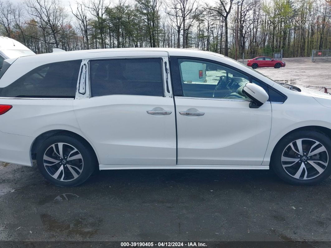 2019 Honda Odyssey Elite White vin: 5FNRL6H97KB061791