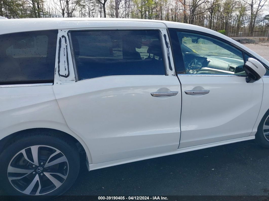 2019 Honda Odyssey Elite White vin: 5FNRL6H97KB061791