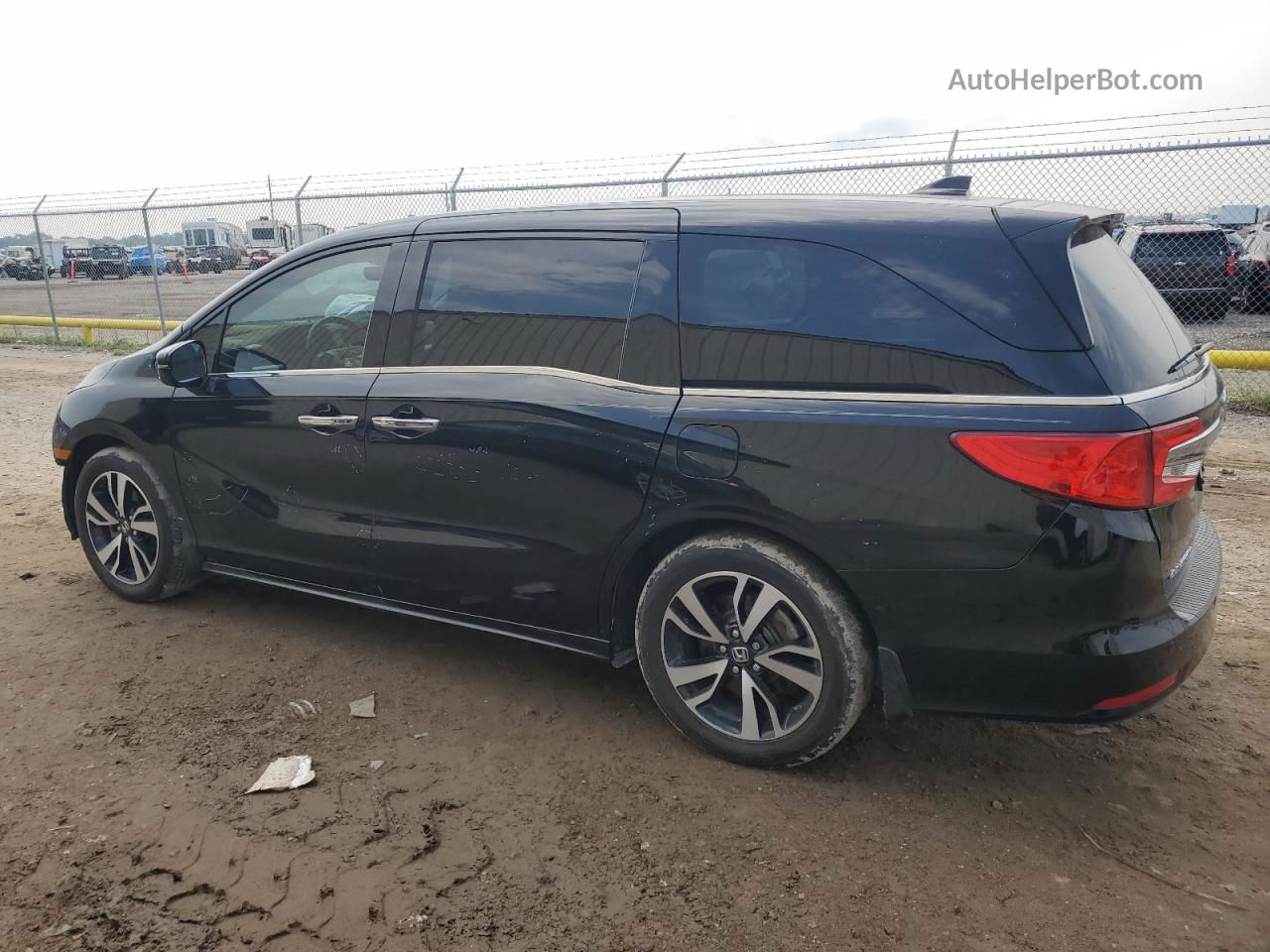 2019 Honda Odyssey Elite Black vin: 5FNRL6H97KB102128