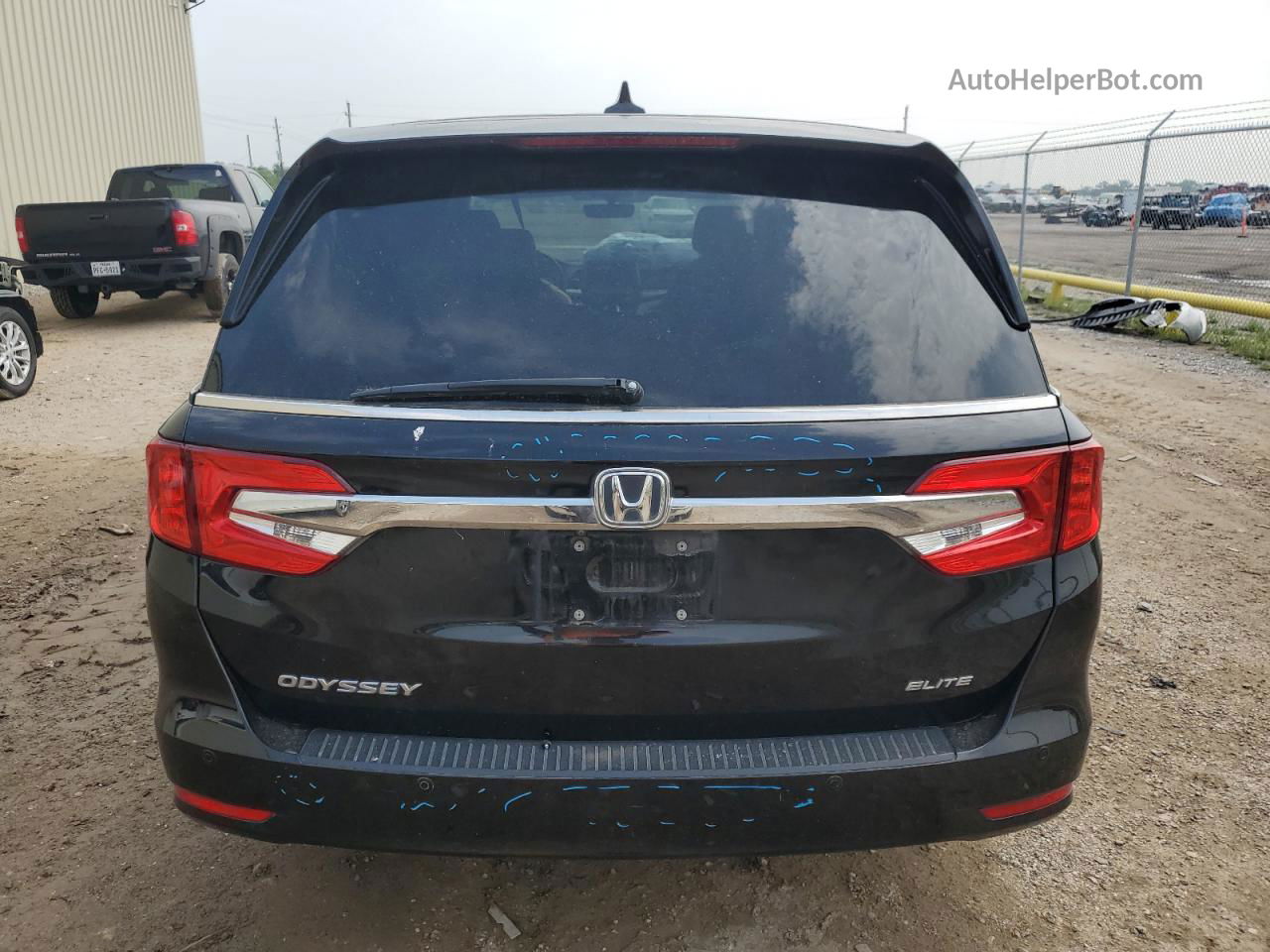 2019 Honda Odyssey Elite Black vin: 5FNRL6H97KB102128