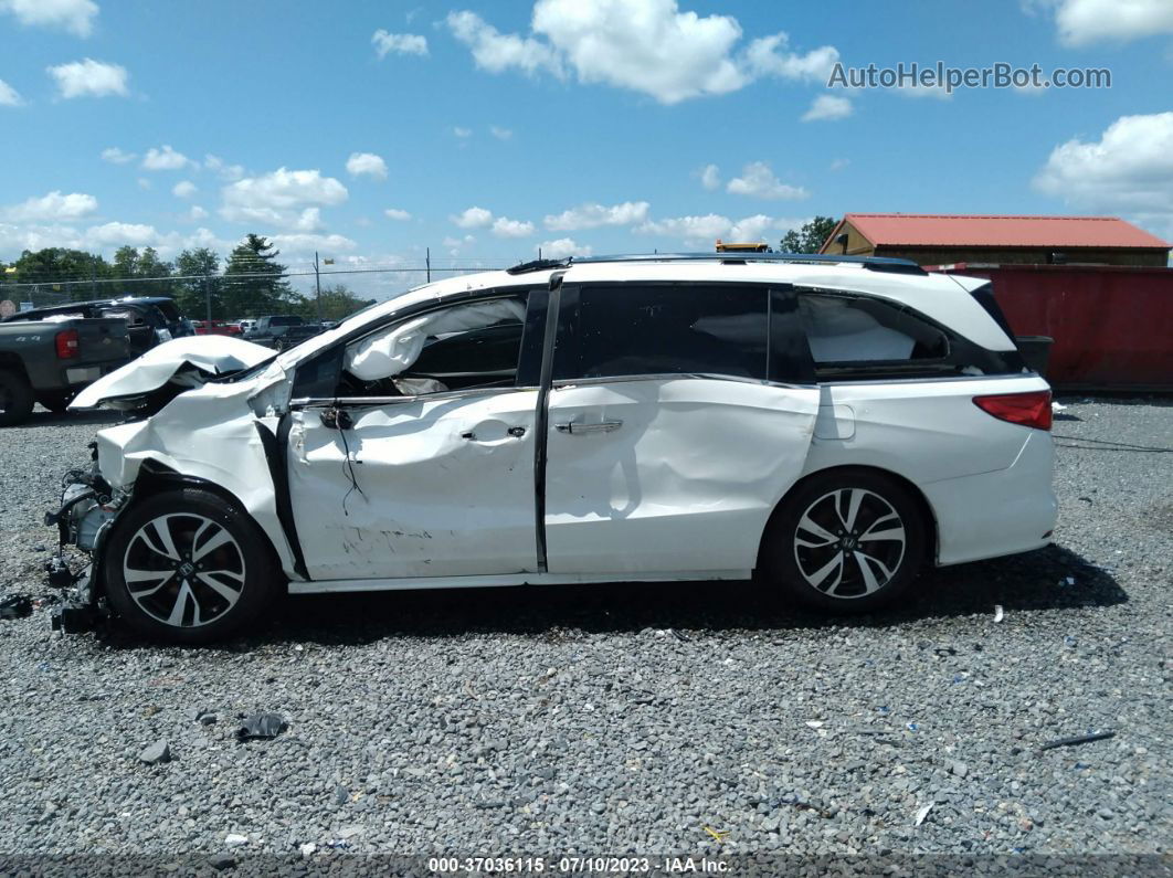 2019 Honda Odyssey Elite White vin: 5FNRL6H97KB117910