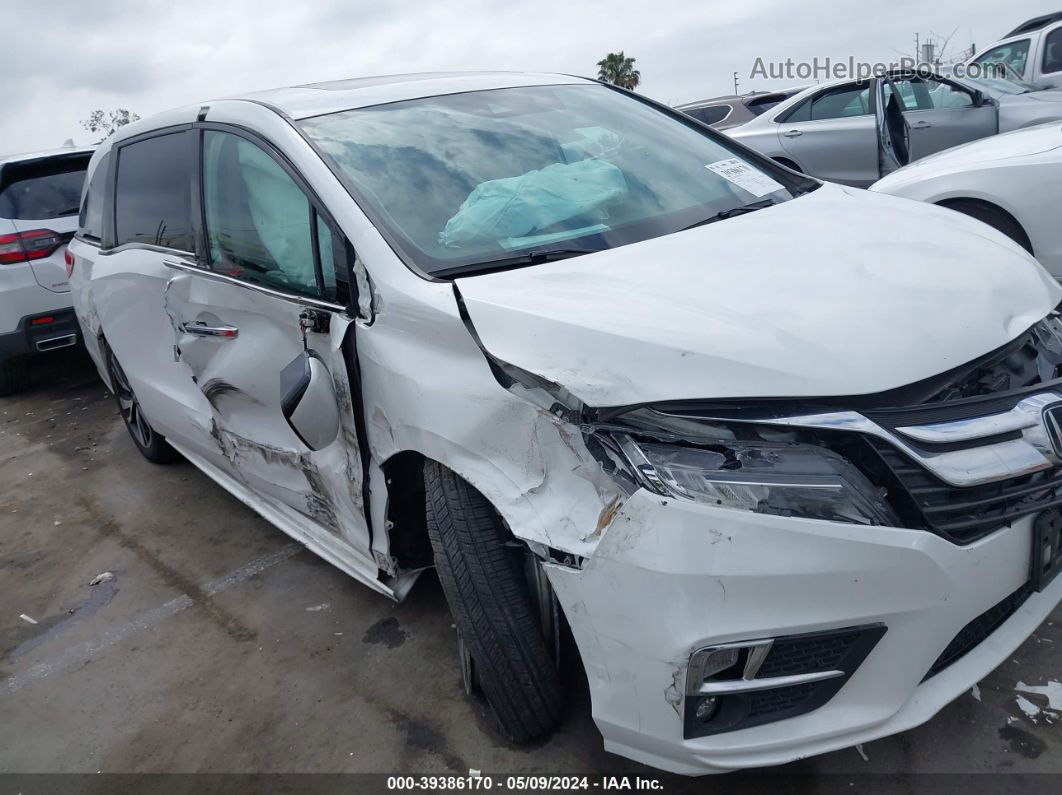 2020 Honda Odyssey Elite White vin: 5FNRL6H97LB053305