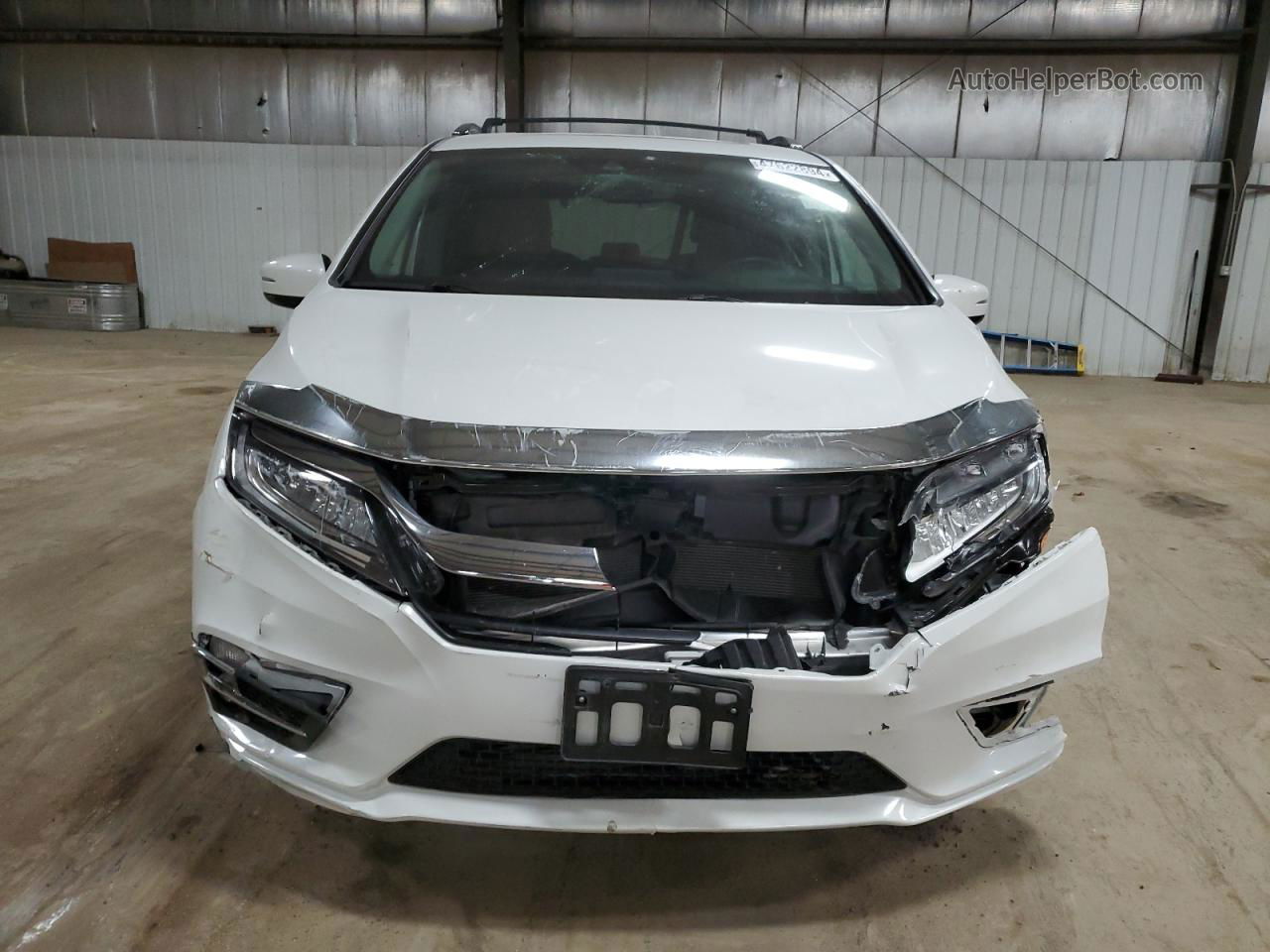 2020 Honda Odyssey Elite White vin: 5FNRL6H97LB070962