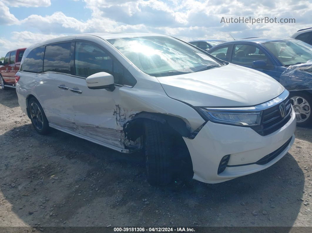 2021 Honda Odyssey Elite Белый vin: 5FNRL6H97MB009936