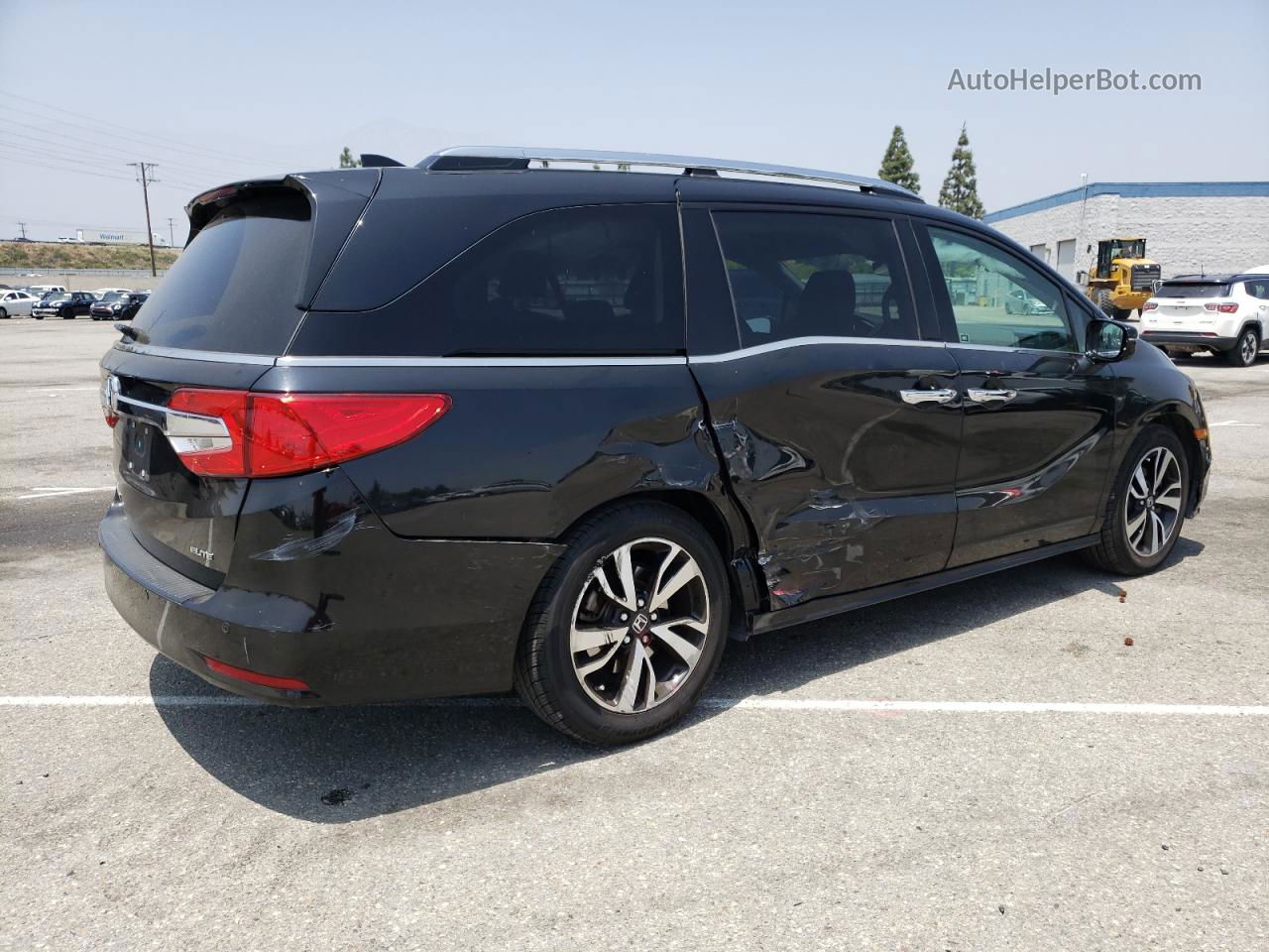 2019 Honda Odyssey Elite Черный vin: 5FNRL6H98KB029903