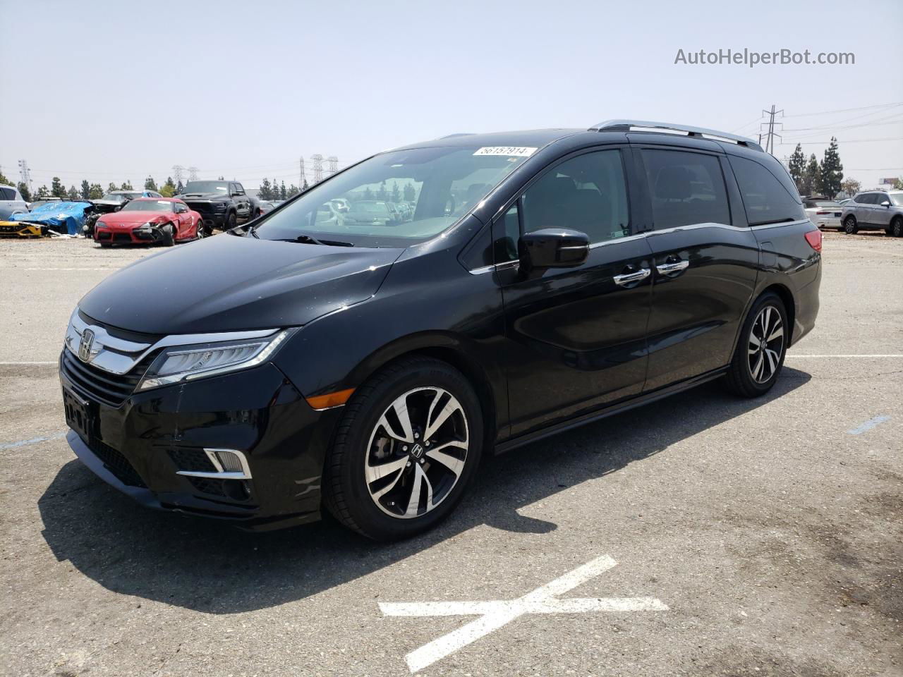 2019 Honda Odyssey Elite Black vin: 5FNRL6H98KB029903