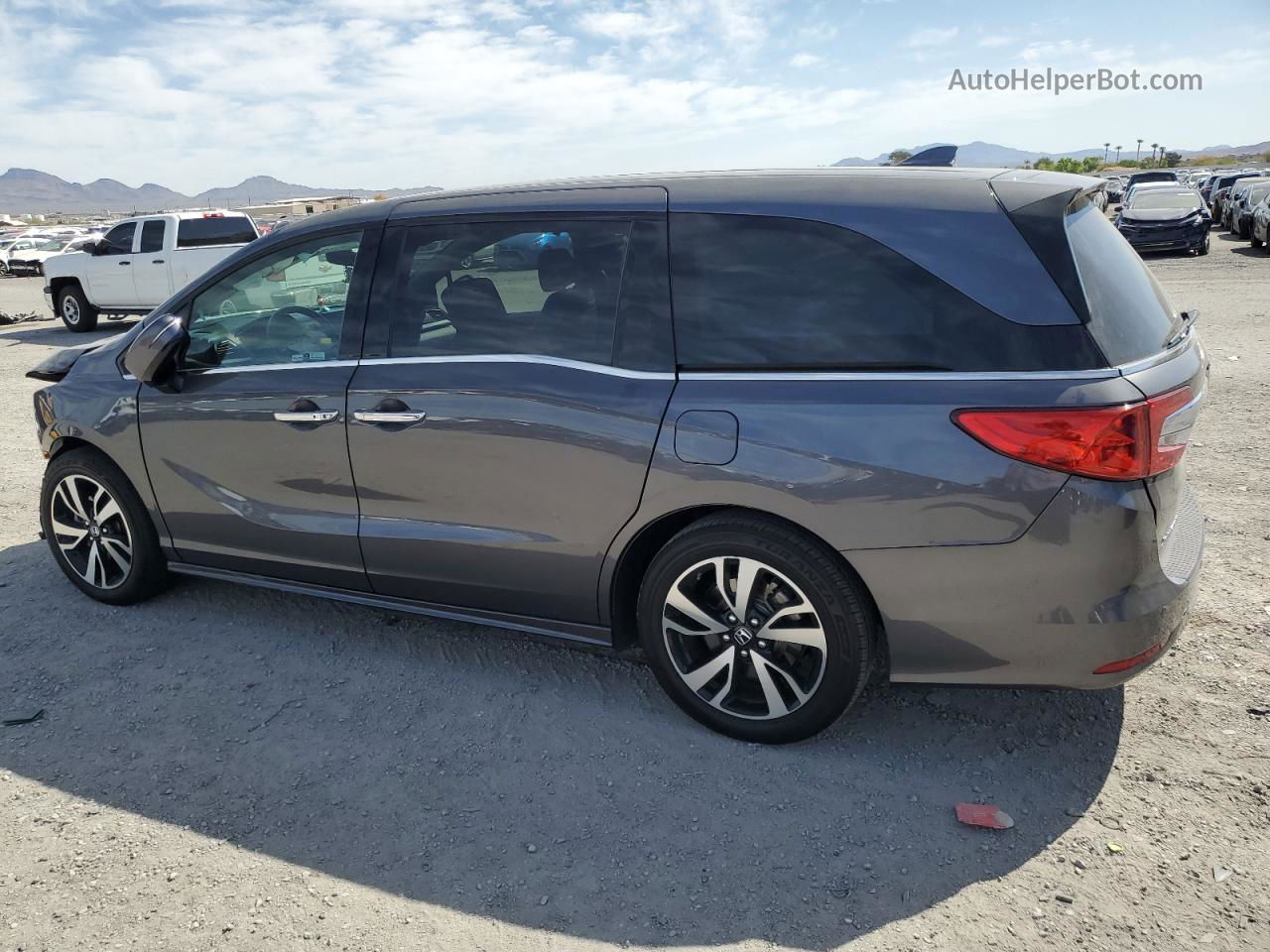 2019 Honda Odyssey Elite Gray vin: 5FNRL6H98KB048581