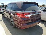 2019 Honda Odyssey Elite Burgundy vin: 5FNRL6H98KB107998