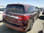 2019 Honda Odyssey Elite Burgundy vin: 5FNRL6H98KB107998