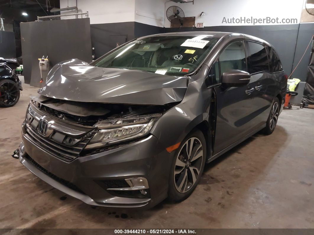 2019 Honda Odyssey Elite Gray vin: 5FNRL6H98KB119472