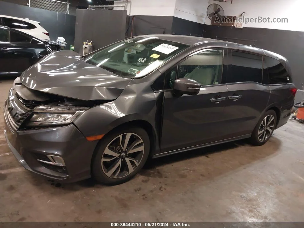 2019 Honda Odyssey Elite Gray vin: 5FNRL6H98KB119472