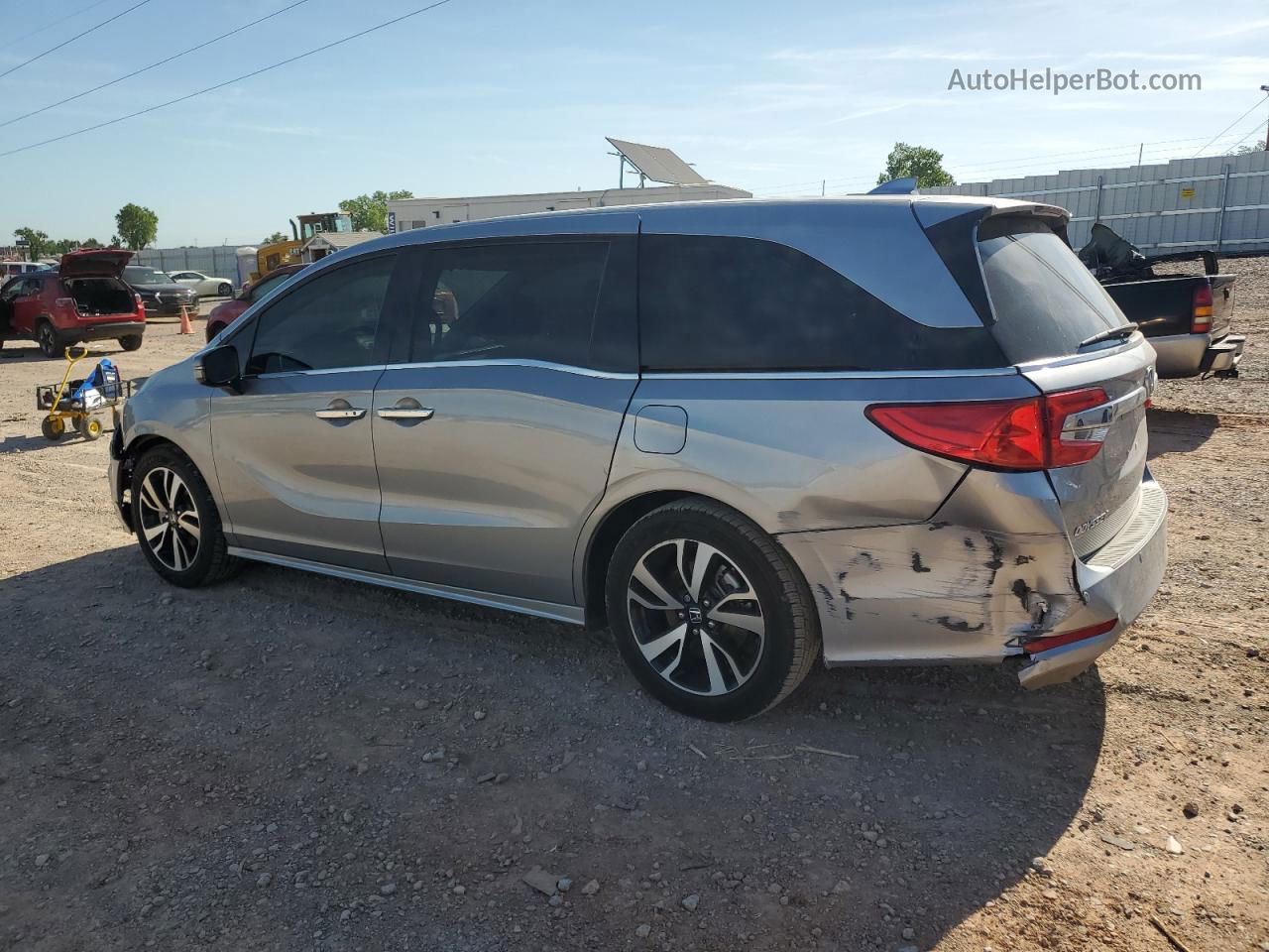 2020 Honda Odyssey Elite Silver vin: 5FNRL6H98LB007384