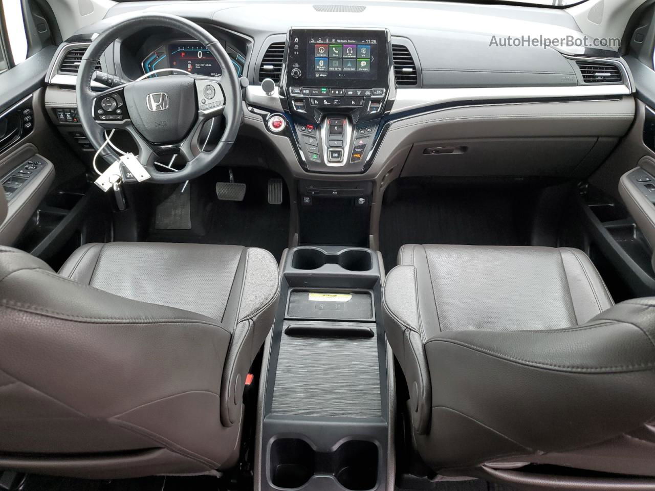 2019 Honda Odyssey Elite Tan vin: 5FNRL6H99KB039159