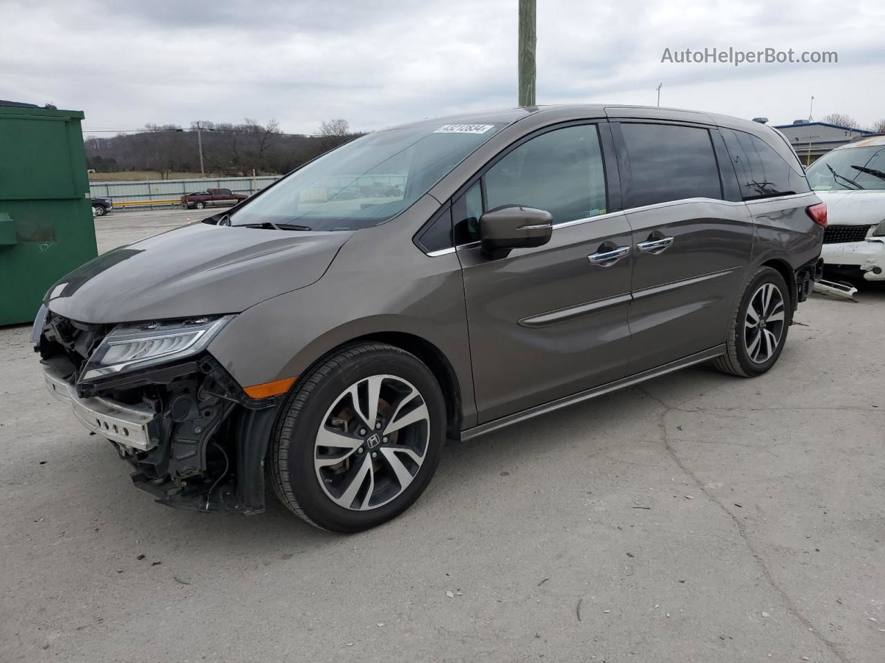 2019 Honda Odyssey Elite Tan vin: 5FNRL6H99KB039159