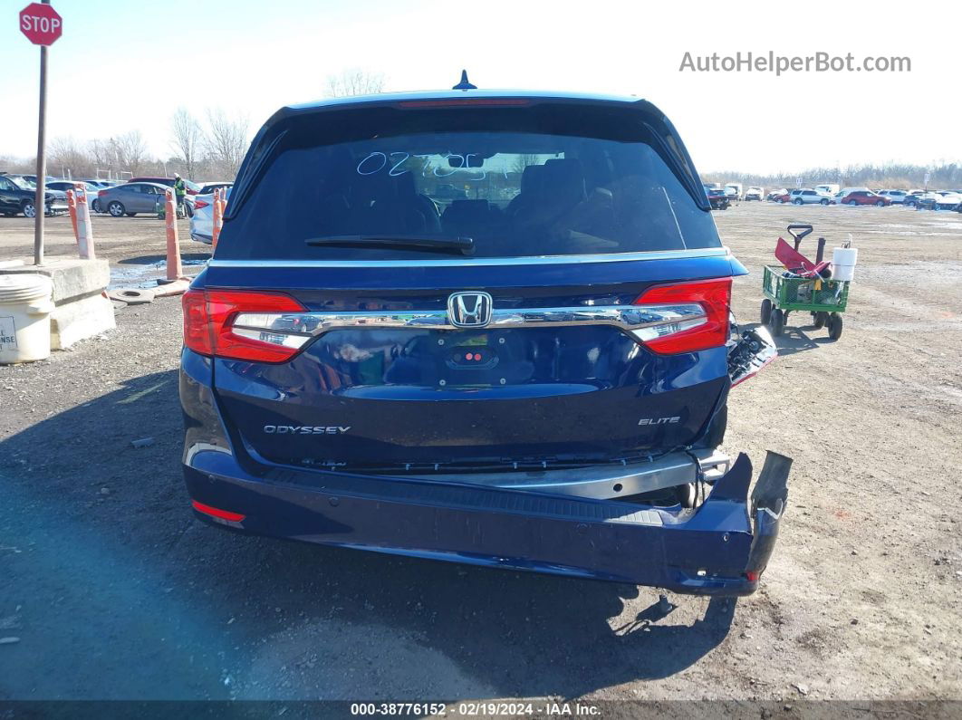 2020 Honda Odyssey Elite Dark Blue vin: 5FNRL6H99LB027059