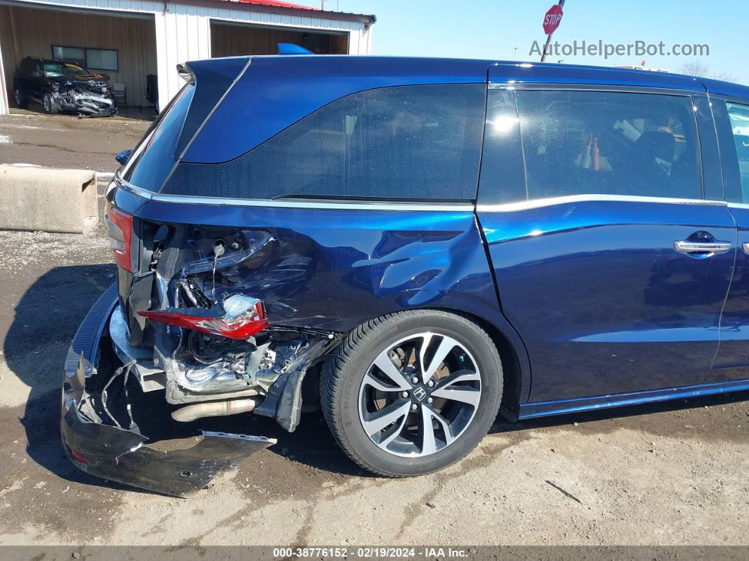 2020 Honda Odyssey Elite Dark Blue vin: 5FNRL6H99LB027059