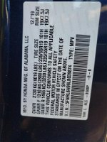 2020 Honda Odyssey Elite Синий vin: 5FNRL6H99LB039874