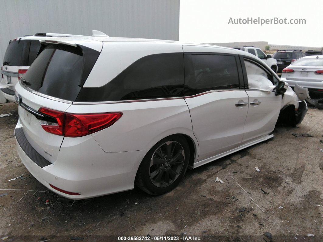 2021 Honda Odyssey Elite White vin: 5FNRL6H99MB006830