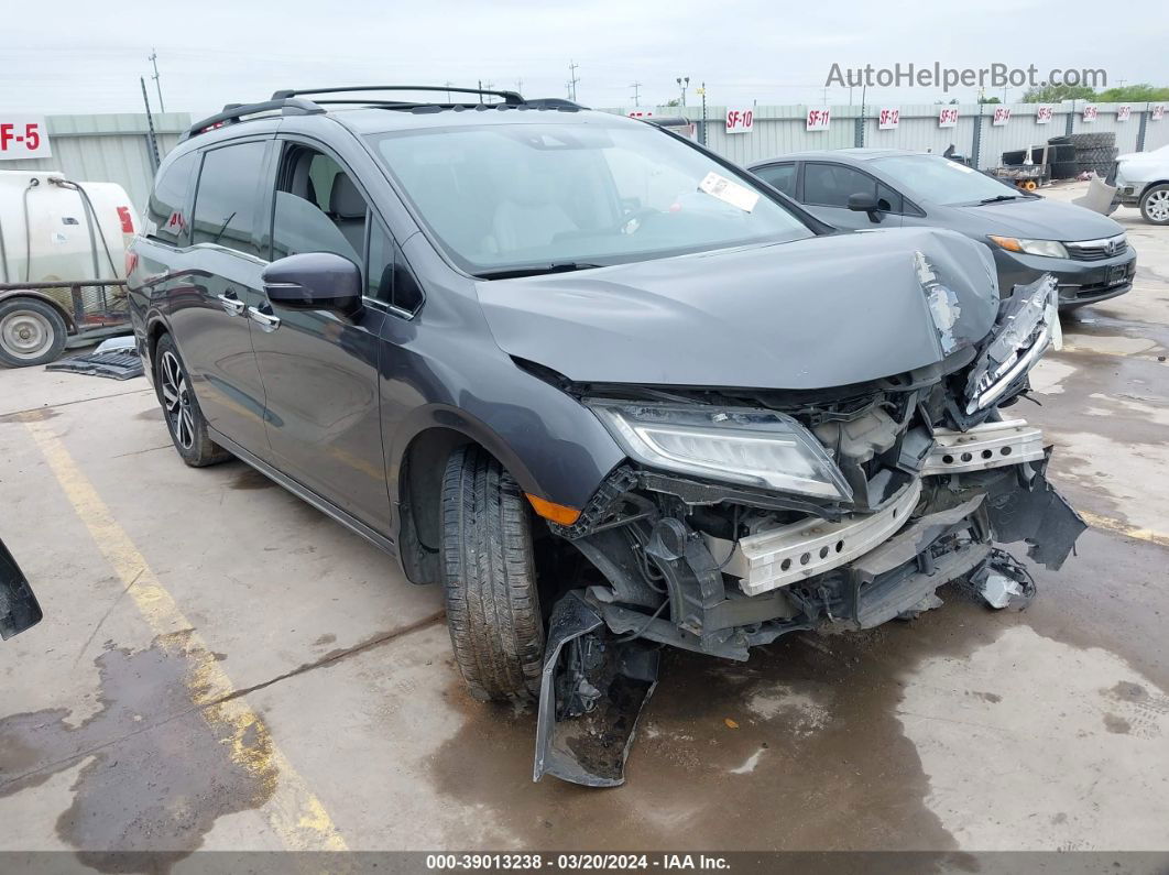 2019 Honda Odyssey Elite Gray vin: 5FNRL6H9XKB007319