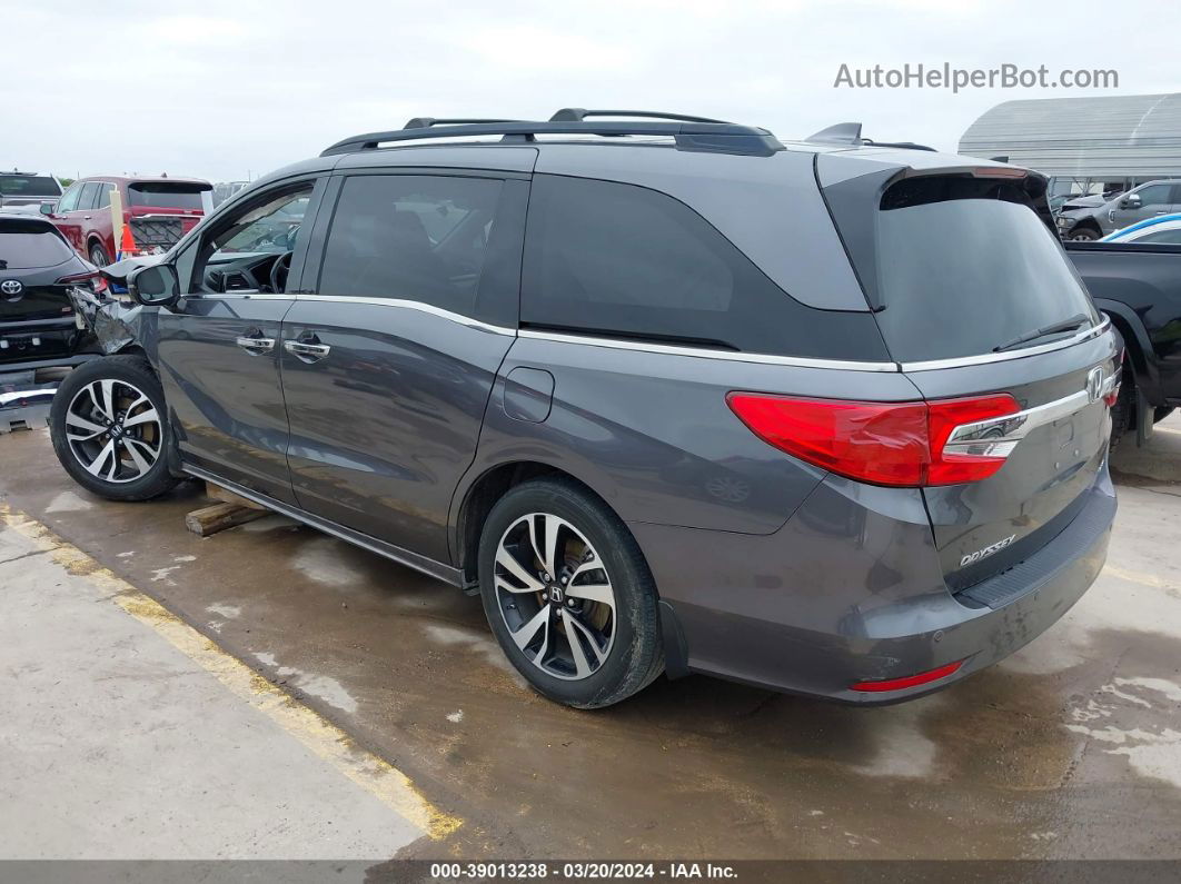 2019 Honda Odyssey Elite Gray vin: 5FNRL6H9XKB007319