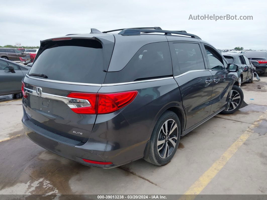 2019 Honda Odyssey Elite Gray vin: 5FNRL6H9XKB007319