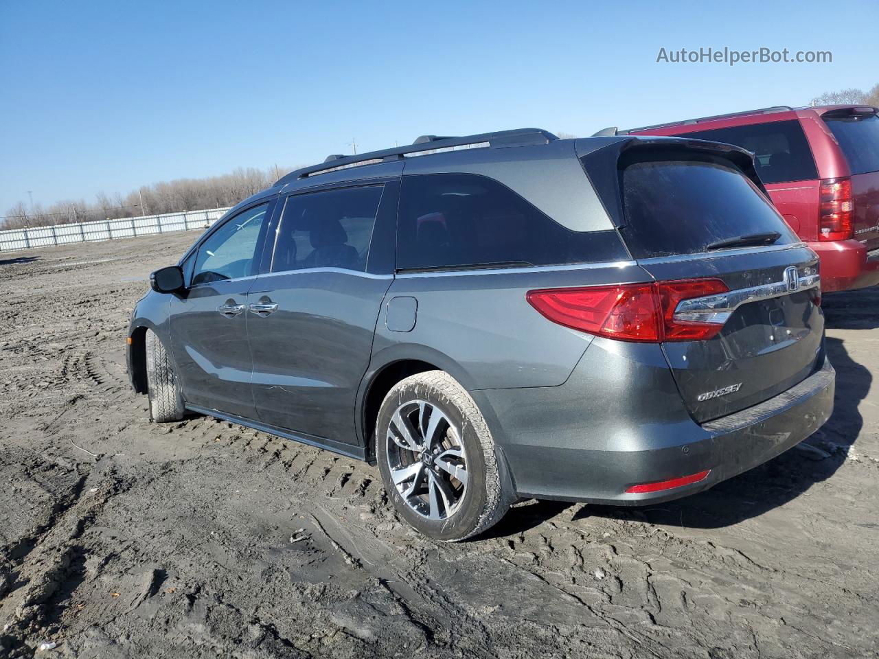 2019 Honda Odyssey Elite Gray vin: 5FNRL6H9XKB026551