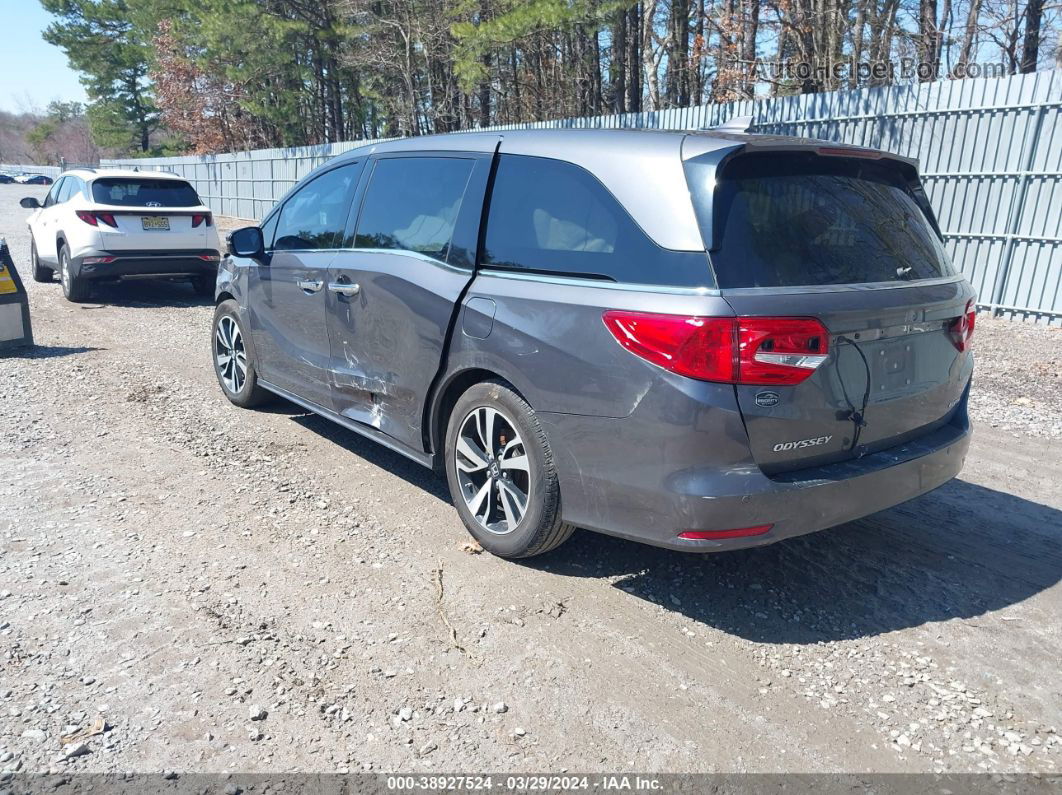 2019 Honda Odyssey Elite Gray vin: 5FNRL6H9XKB037825