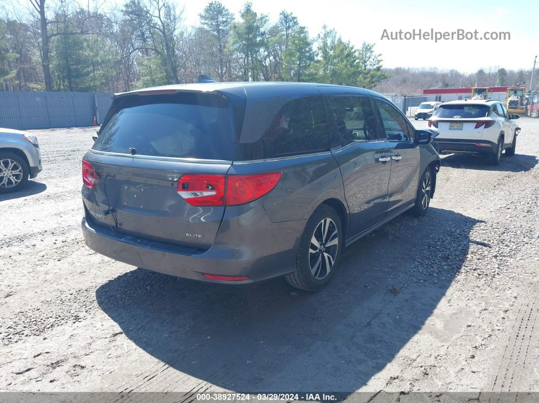 2019 Honda Odyssey Elite Gray vin: 5FNRL6H9XKB037825