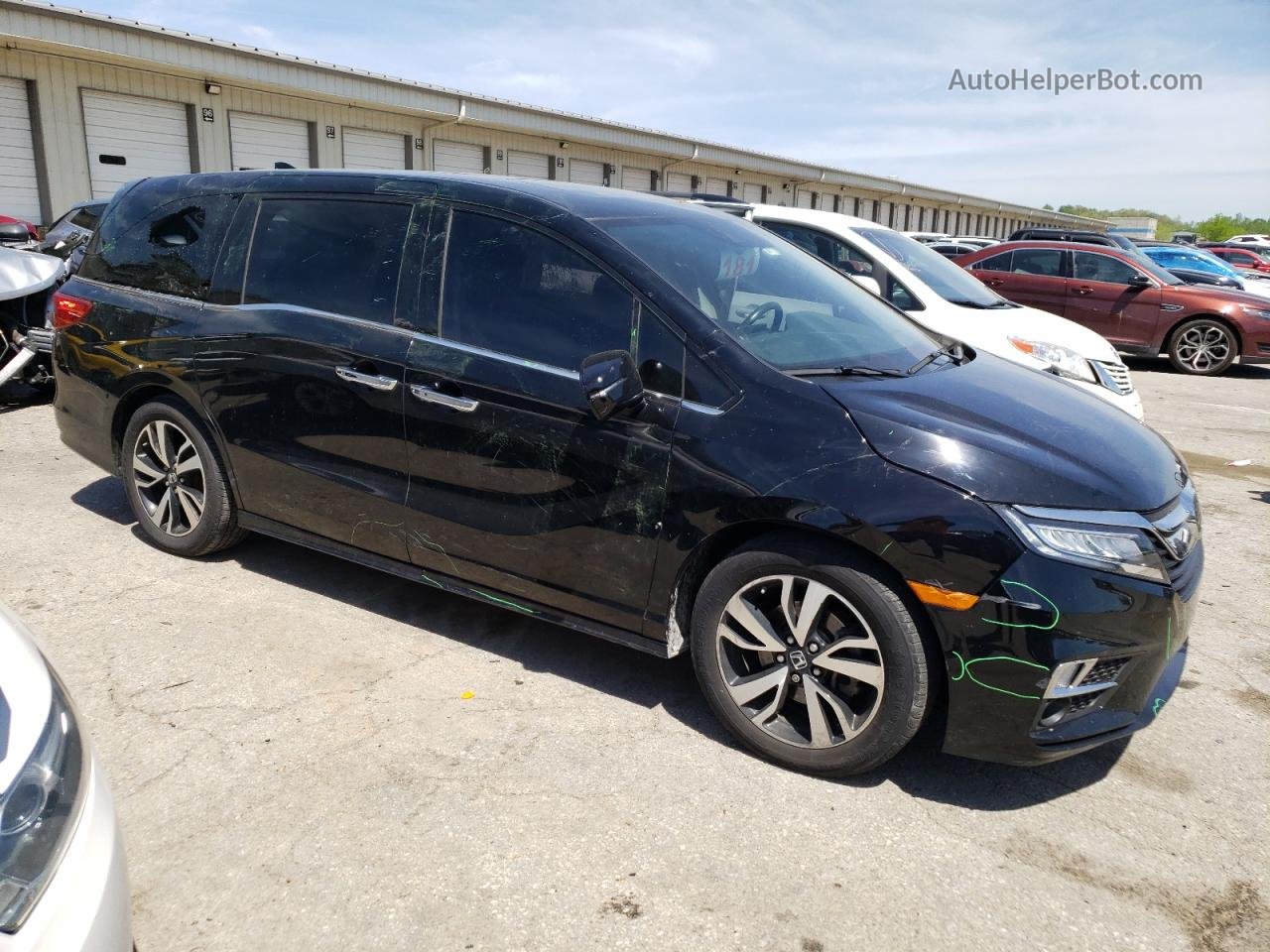 2019 Honda Odyssey Elite Black vin: 5FNRL6H9XKB063647