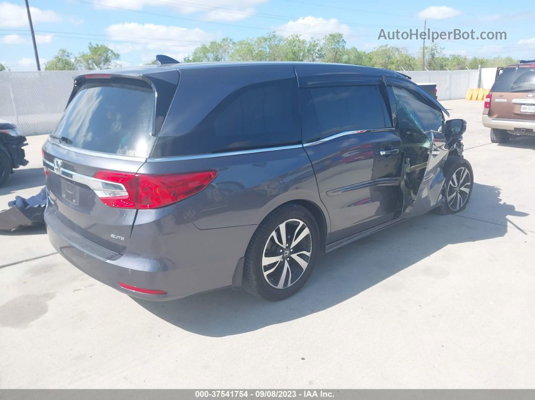 2019 Honda Odyssey Elite Gray vin: 5FNRL6H9XKB102950