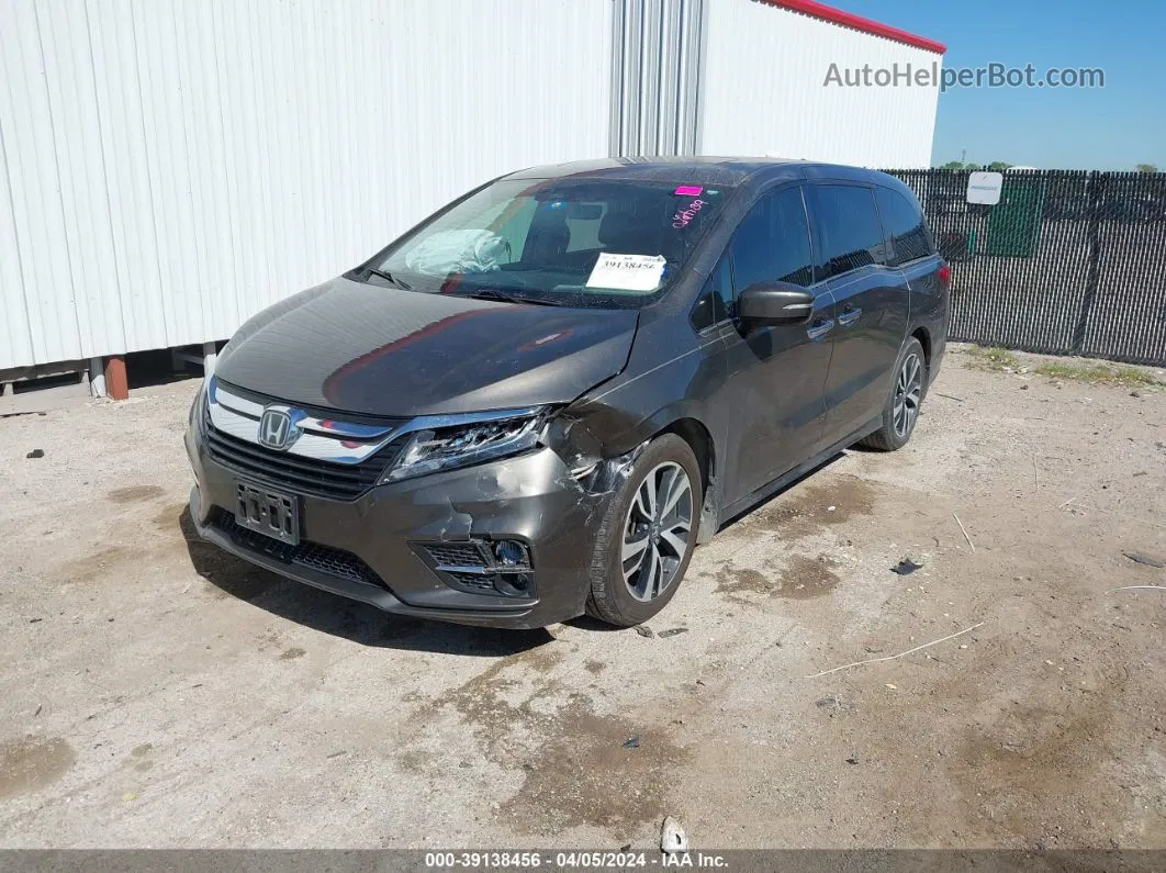 2019 Honda Odyssey Elite Brown vin: 5FNRL6H9XKB120364