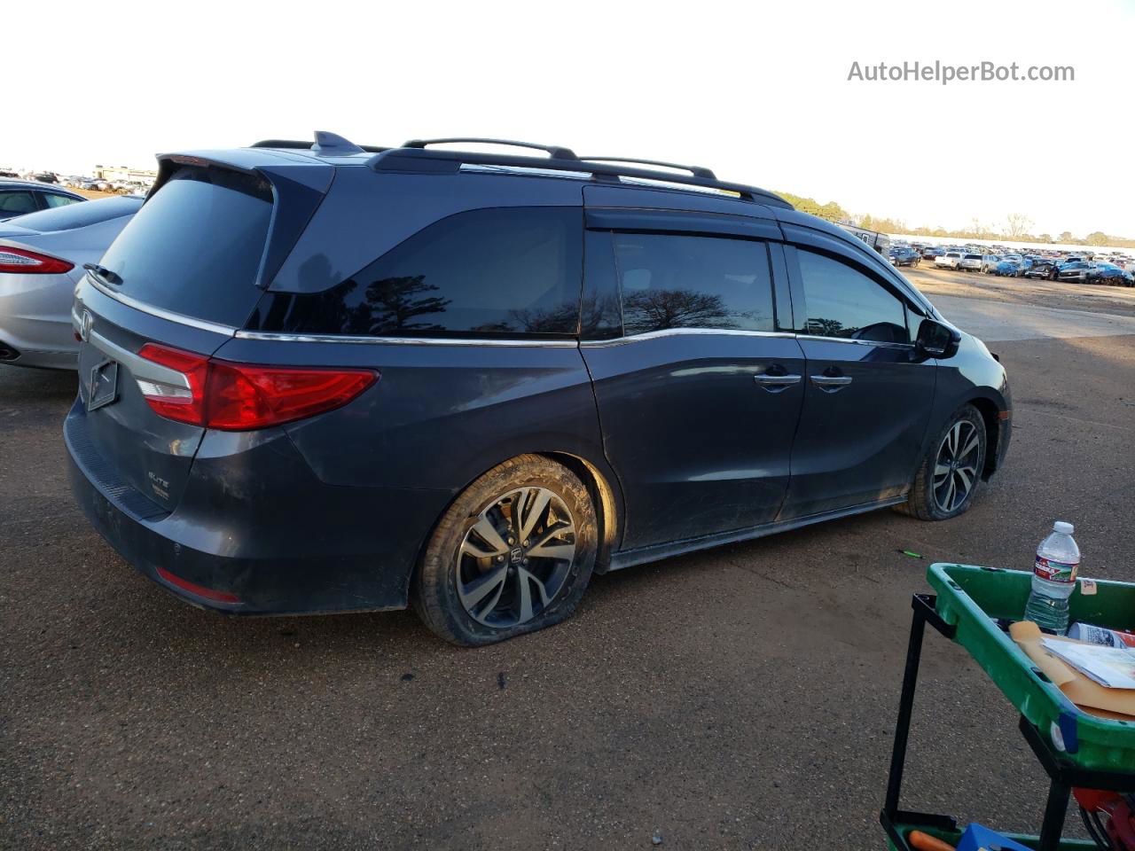 2020 Honda Odyssey Elite Gray vin: 5FNRL6H9XLB043206