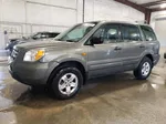 2007 Honda Pilot Lx Зеленый vin: 5FNYF18107B022547