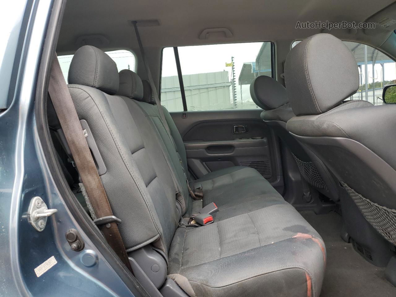 2007 Honda Pilot Lx Синий vin: 5FNYF18117B028471