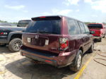 2007 Honda Pilot Lx Burgundy vin: 5FNYF18137B013664