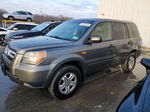 2007 Honda Pilot Lx Gray vin: 5FNYF18147B008134