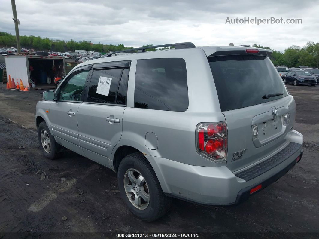 2007 Honda Pilot Ex Silver vin: 5FNYF18417B029744