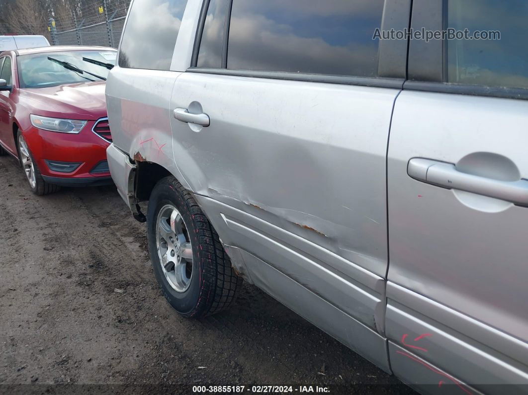 2007 Honda Pilot Ex Silver vin: 5FNYF18427B010362