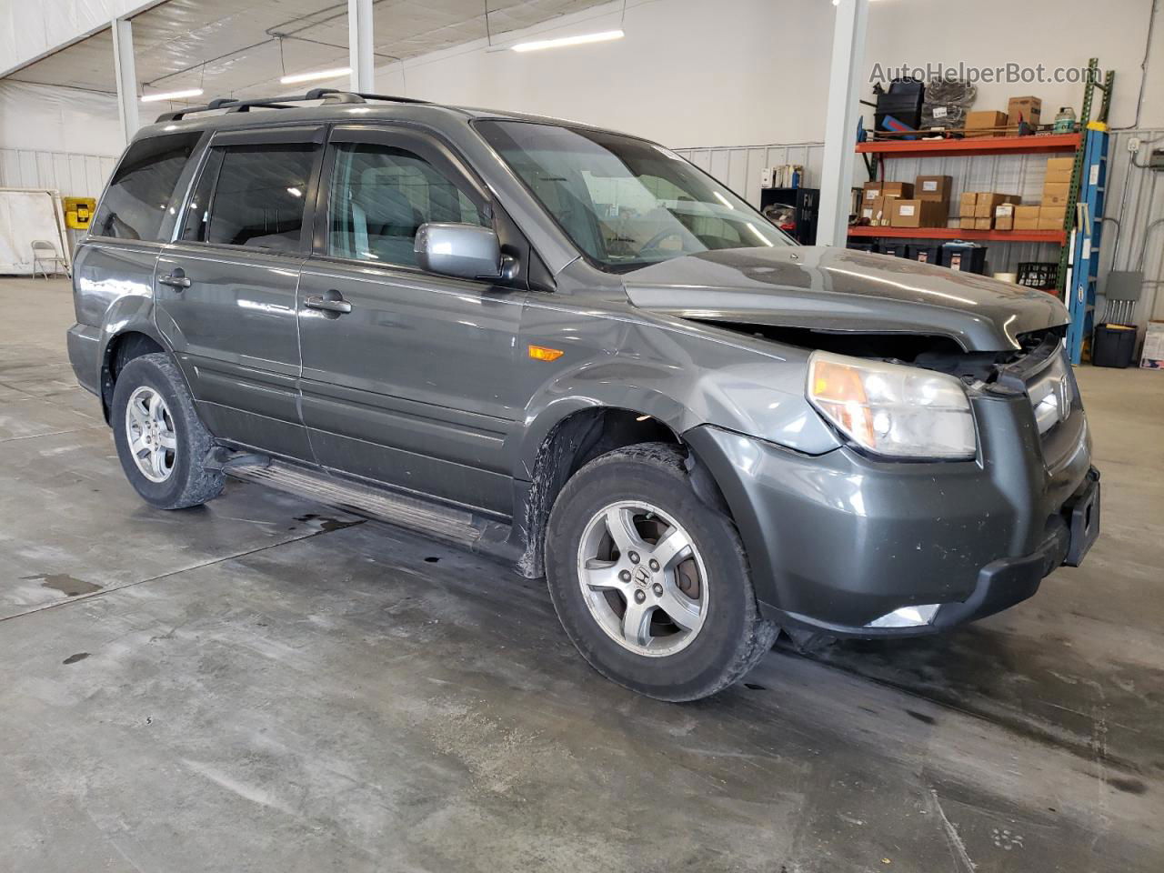 2007 Honda Pilot Ex Charcoal vin: 5FNYF18437B028739