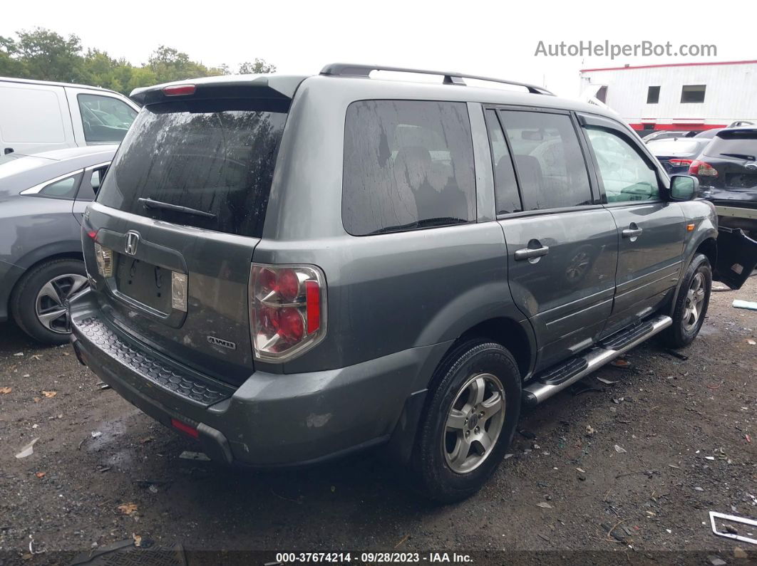 2007 Honda Pilot Ex Gray vin: 5FNYF18457B028743