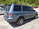 2007 Honda Pilot Ex Blue vin: 5FNYF18467B000370