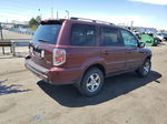 2007 Honda Pilot Ex Black vin: 5FNYF18467B024085