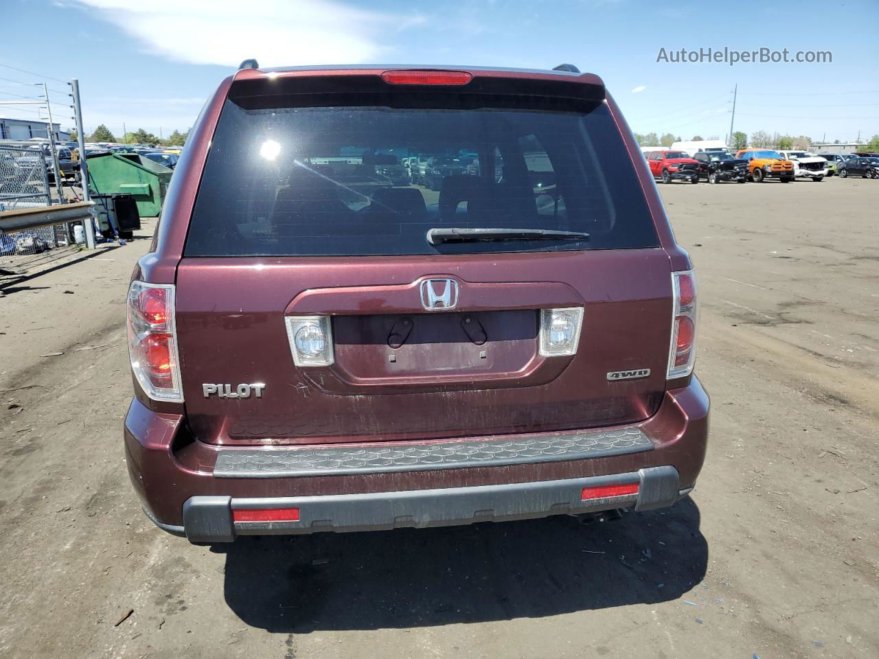 2007 Honda Pilot Ex Черный vin: 5FNYF18467B024085